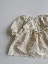 Cream Blossom Dress
