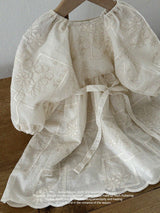 Cream Blossom Dress