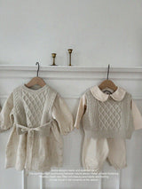 Cream Blossom Dress