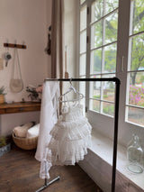 Colette Tutu Lace Dress_White
