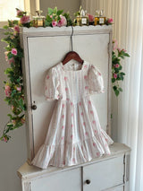 Antoinette Floral Stripe Dress