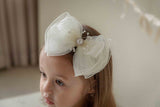 Voluminous Pearl Ribbon Headband