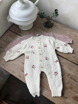 Love Flower Knit Suits_Ivory