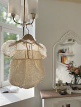 Rosely Tulle Romper _Pink