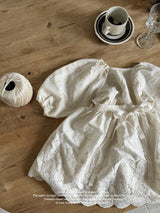 Cream Blossom Dress
