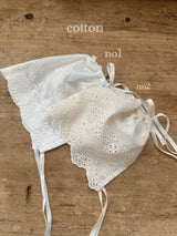 Cotton Laura Bonnets _2Types