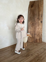 Milk Velour Top & Pants Set
