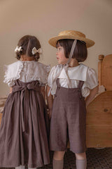Blair Linen Suspender Dress