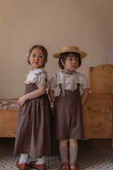 Blair Linen Suspender Shorts