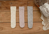 Pia Lace Knee Socks _3 Colours