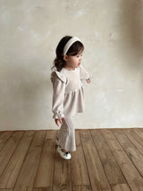 Milk Velour Top & Pants Set