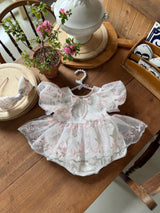 Sarah Dress Romper_ Pink