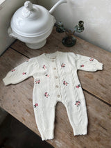 Love Flower Knit Suits_Ivory