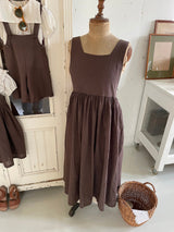 Blair Linen Pinafore Dress – Adult