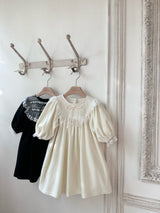 Camilla Velour Dress_ Black