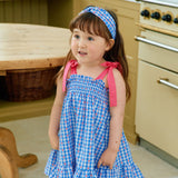 Coco Smocked Dress _Blue