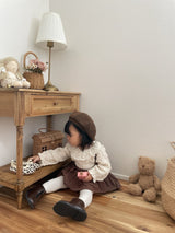 Milk Crinkle Cotton Baby Romper