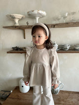 Milk Velour Top & Pants Set
