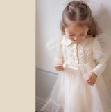 Eloise Organza Dress_ Cream