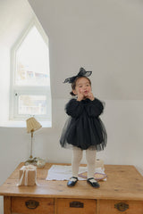 Caris Sha Dress Romper _Black