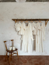 New Vintage Dress _Beige Stripe
