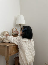 Milk Crinkle Cotton Baby Romper