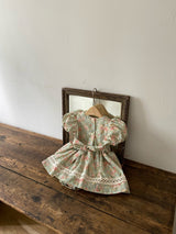 Edel Dress Romper_Mint Floral