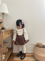 Milk Crinkle Cotton Baby Romper