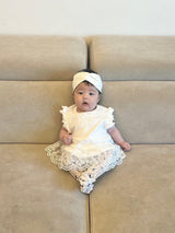 Ribbon Print Lace Socks _2 Colors