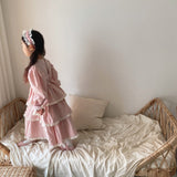 Ariel Ruffle Dress _Pink