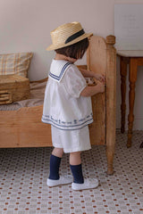 Marinette Marine Top & Shorts Set