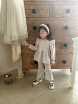 Milk Velour Top & Pants Set