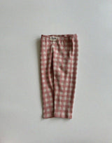 Pink Check Leggings
