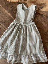 Ann Check Pinafore Dress