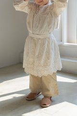 AL eyelet cotton apron _2 Sizes