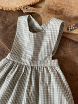 Ann Check Pinafore Dress