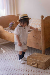 Marinette Marine Top & Shorts Set