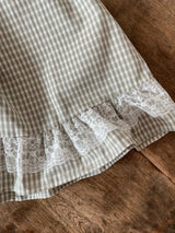 Ann Check Pinafore Dress