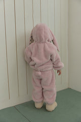 Bunny Pom-Pom Top & Pants Set_ Lavender