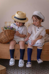 Marinette Marine Top & Shorts Set