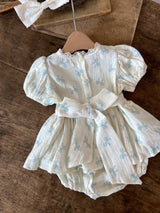 Isaline Ribbon Dress Romper