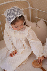 Ellie Cream Smock Dress