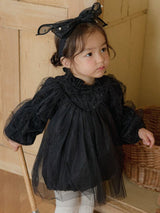 Caris Sha Dress Romper _Black