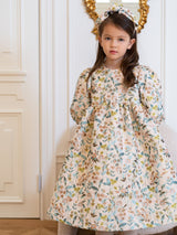 Scarlet Jacquard Dress and Headband Set