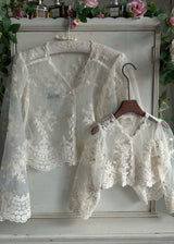 Lace Elegance Adult Cardigan