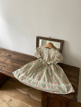 Edel Dress _Mint Floral