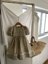 Edel Dress _Mint Floral