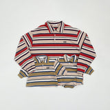 Mitte Multi-Stripe Polo Top_Olive