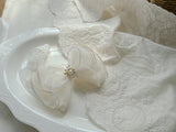 Gold Pearl Ribbon Headband