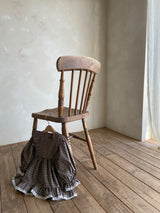 Clara Check Dress Romper _Brown